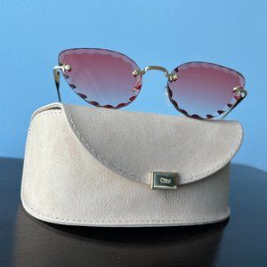 New Chloe Rosie Cat Eye Sunglasses